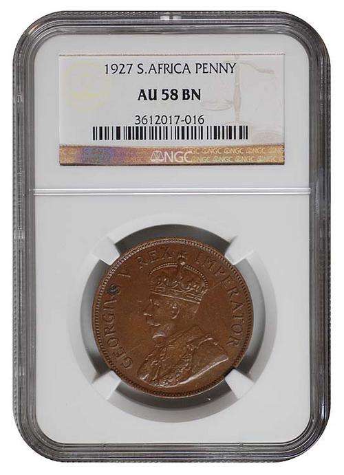 " Extremely Scarce & Highly Graded " 1927 Penny - NGC Graded AU58BN - Crazy R1 Start.