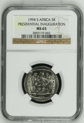 *** Awesome Grade *** 1994 Presidential Inauguration R5 - NGC Graded MS65 - Bid Per Coin !!!