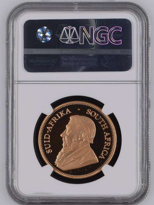 2001 Proof Krugerrand 1 Ounce Gold - NGC Graded PF69 Ultra Cameo - Highest Grade @ The NGC.