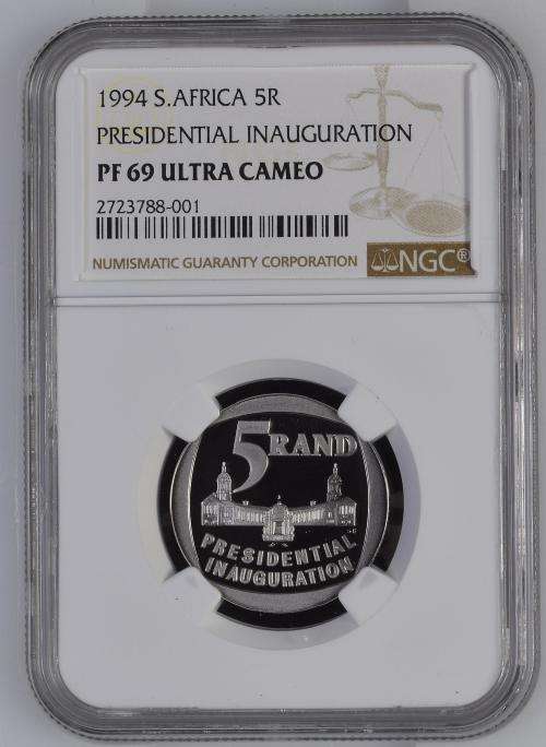 1994 Presidential Inauguration Proof R5 - PF69 Ultra Cameo * Union Building In Front *