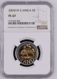 2004 Oom Paul (CW) R5 - NGC Graded PL67 *** Only 1 x Coin Graded Higher @ The NGC ***