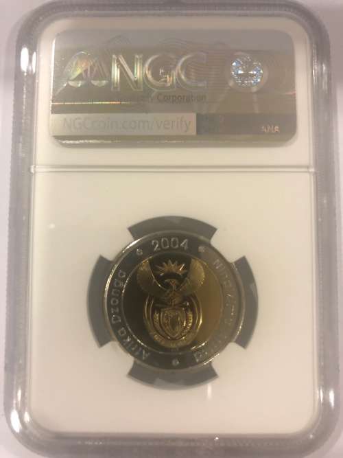 2004 Oom Paul (CW) R5 - NGC Graded PL67 *** Only 1 x Coin Graded Higher @ The NGC ***