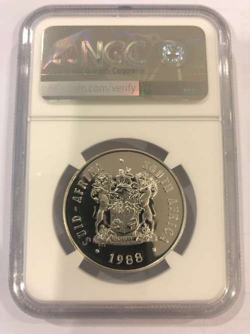 *** Finest Known Grade *** 1988 Proof Silver R1 - The Great Trek - NGC Graded PF69 Ultra Cameo.