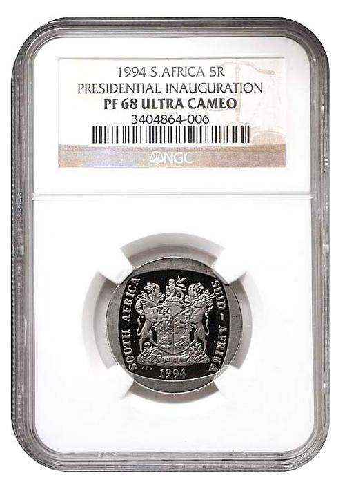 " Top Grade " PF68 Ultra Cameo 1994 R5 Presidential Inauguration - Crazy R1 Start