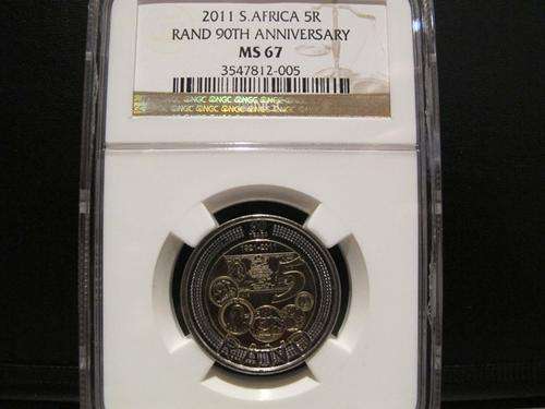 *** Highest Grade @ The NGC - SARB 90th Anniversary R5 *** NGC Graded MS67 - Crazy R1 Start.