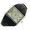 Police Matrix Black Leather Strap Unisex Watch