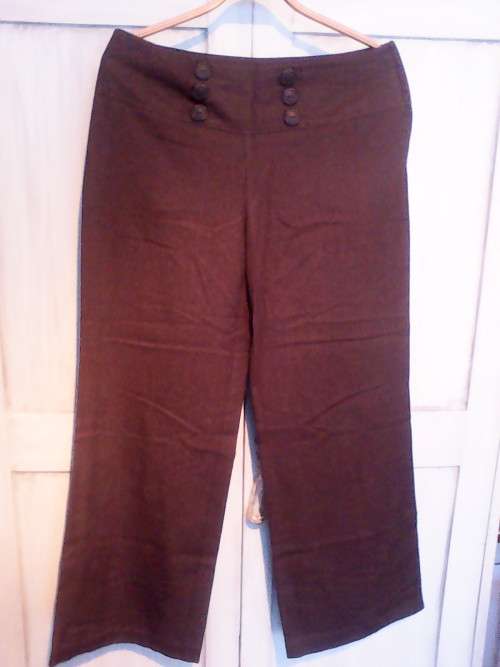 CLASSIC WARM BROWN SUIT PANTS / SLACKS (SIZE 12 'OASIS')