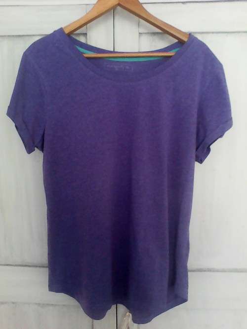 PRETTY PURPLE TEE SHIRT (SIZE 14/38/XL 'MAXED')