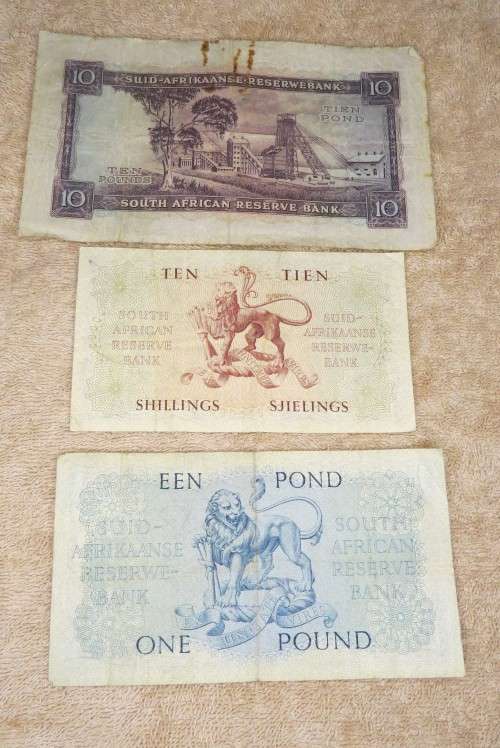 SA POUND AND SHILLINGS