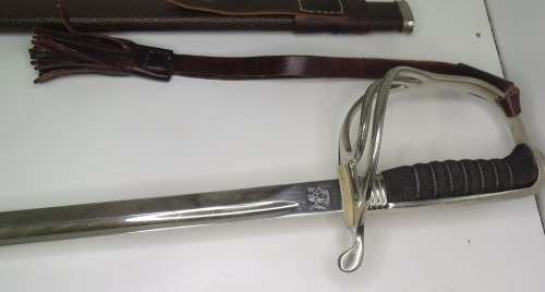 SADF CERIMONIAL SWORD WITH SAM BROWN MINT CONDITION