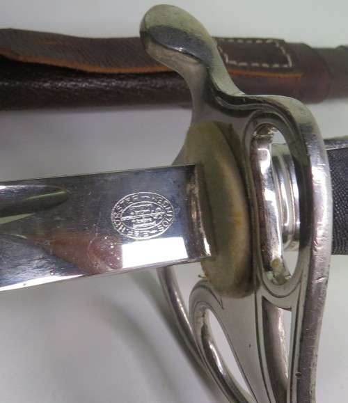 SADF CERIMONIAL SWORD WITH SAM BROWN MINT CONDITION