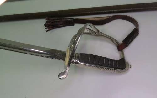 SADF CERIMONIAL SWORD WITH SAM BROWN MINT CONDITION