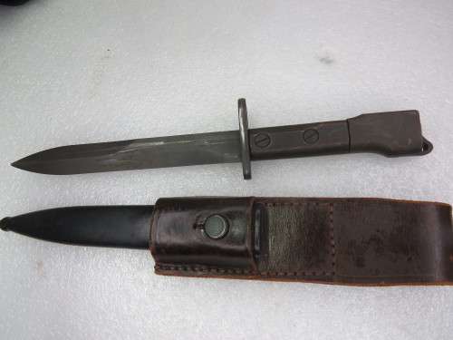 BELGUIM TYPE B FN FAL BAYONET SCARCE EXCELENT CONDITIO PRE `94 SAP WITH ORIGANALL FROG