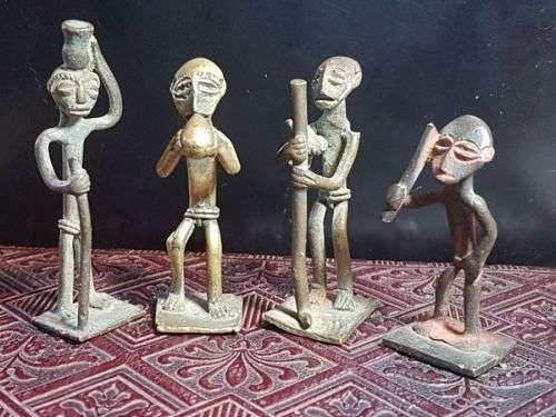 SALE!!!   Rare West African Akan Ashanti Bronze Figural Goldweight