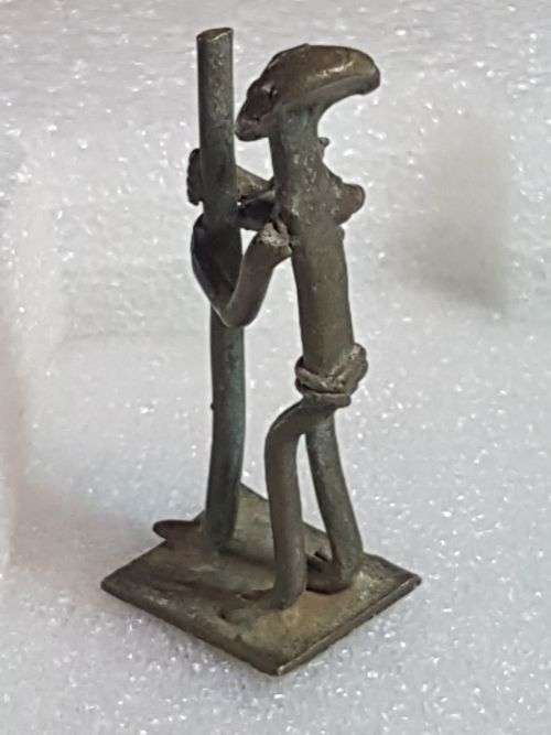 SALE!!!   Rare West African Akan Ashanti Bronze Figural Goldweight