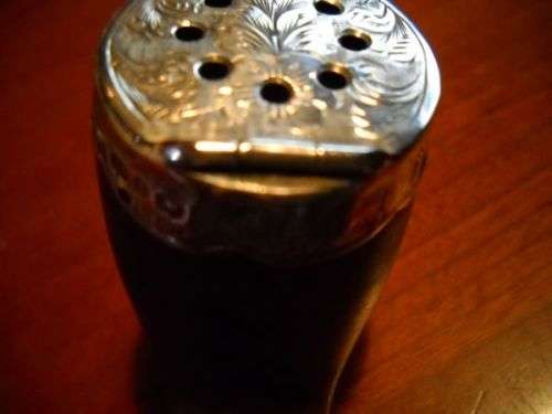 Antique Smoking Pipe with Ornate Silver Hallmarked Mounts