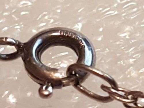 Vintage .925 Sterling Silver Rope Chain Necklace