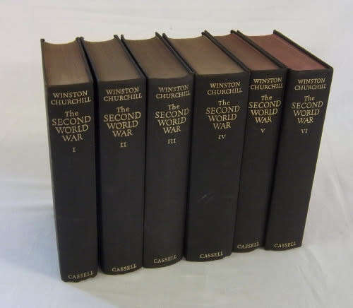 Winston Churchill, The Second World War Complete in all Six Volumes, First or Revised Editions