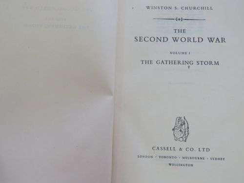 Winston Churchill, The Second World War Complete in all Six Volumes, First or Revised Editions