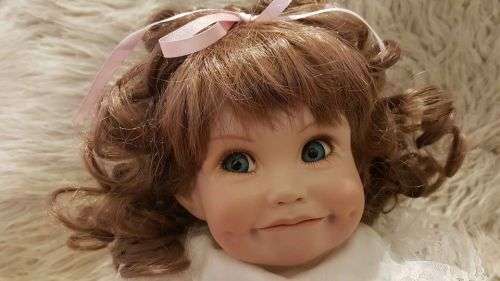 Charming Manuela - Highly Collectable 48cm Vintage Designer Porcelain Doll (DMG)