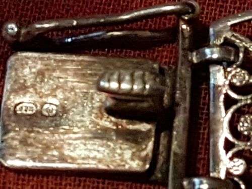 Fabulous Vintage 925 Silver Filigree `Renaissance` Style Panel Link Bracelet - Magnificent Detail