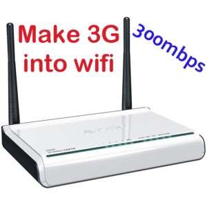 Tenda 3G/HSDPA/ADSL 4 PORT Wireless Router - Turn your USB modem into WIFI - CELL C, Vodacom, MTN