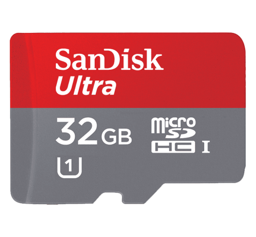 SanDisk 32GB MicroSDXC Memory Card with SD Adapter