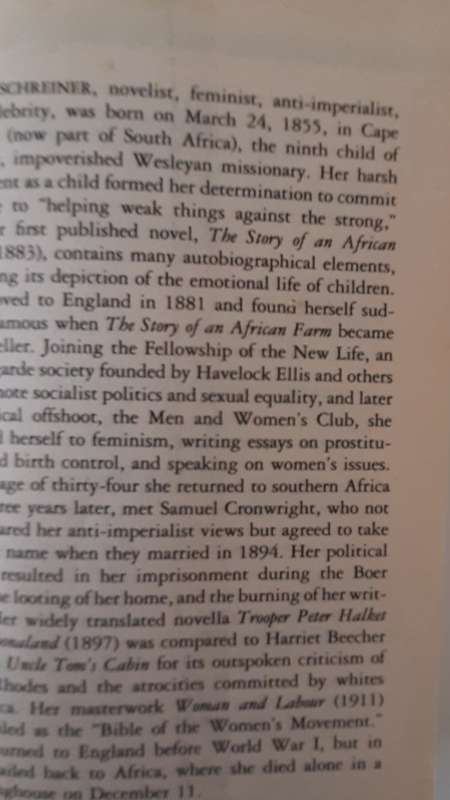 The Story of an African Farm - Olive SCHREINER