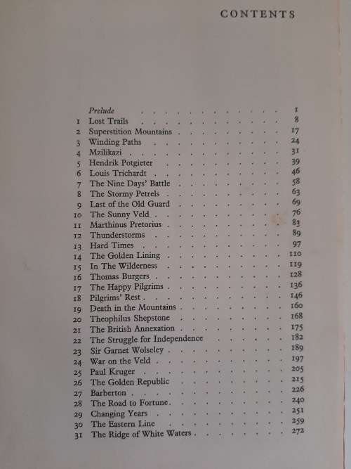 Lost Trails of the Transvaal - BULPIN
