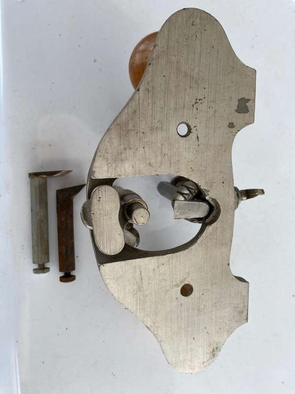 Stanley no 71 - USA - Open Throat Toothing Plane with Depth Gauge and three Blades(tooth`s)