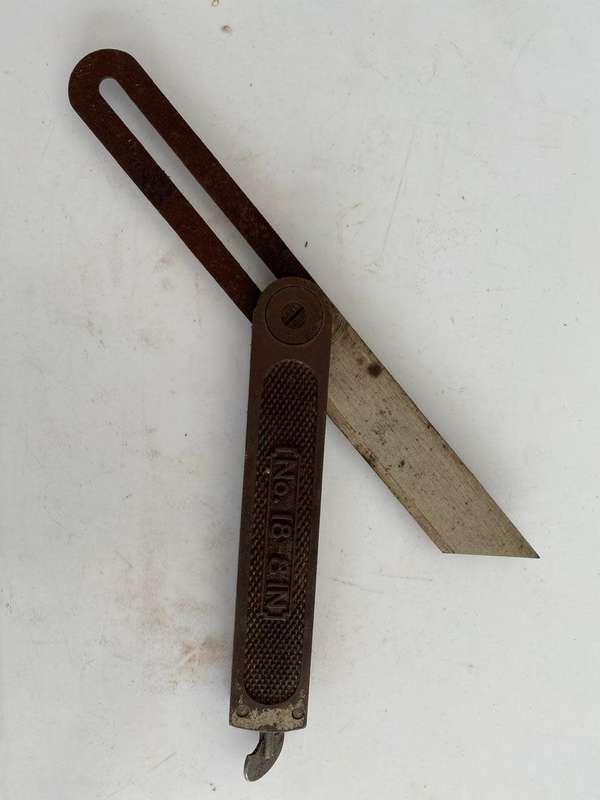Older Stanley - no 18-8 inch Sliding Bevel Square.