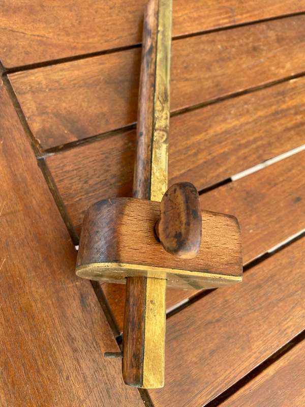 Brass and Boxwood Marking Gauge. - R 450.00