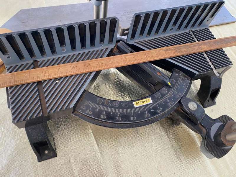 Large Heavy Cast Aluminum Stanley USA Mitre Machine no 19-306.