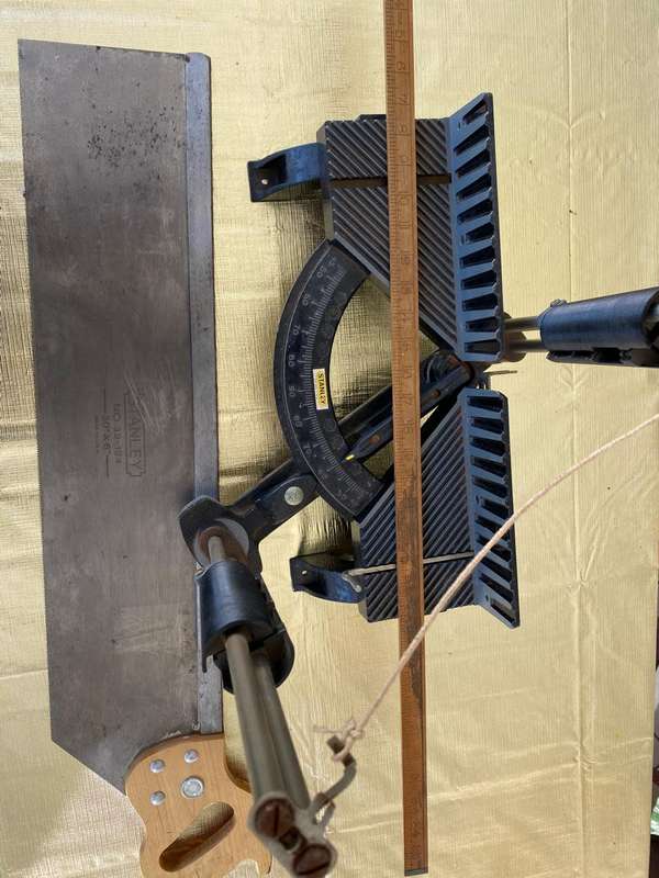 Large Heavy Cast Aluminum Stanley USA Mitre Machine no 19-306.