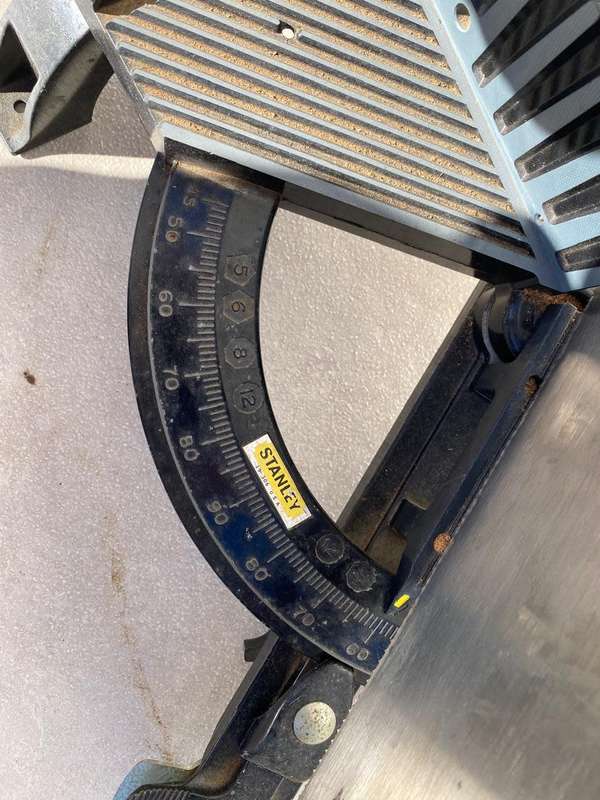 Large Heavy Cast Aluminum Stanley USA Mitre Machine no 19-306.