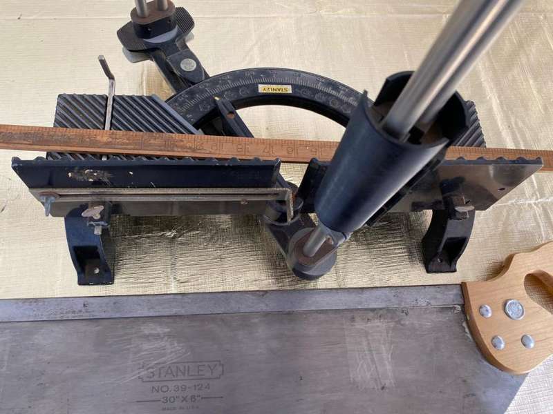Large Heavy Cast Aluminum Stanley USA Mitre Machine no 19-306.