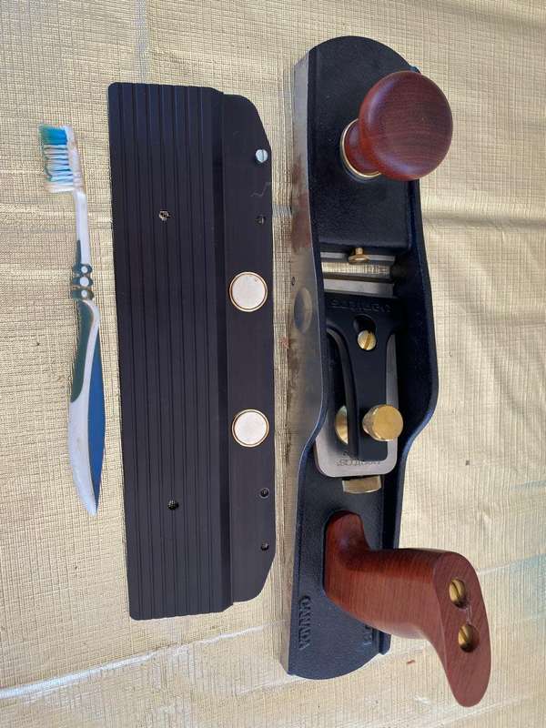 New Veritas Bevel-up  Jack Plane with Adjustable Mouth.  Cherry Wood Handles.