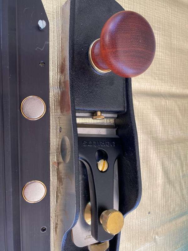 New Veritas Bevel-up  Jack Plane with Adjustable Mouth.  Cherry Wood Handles.