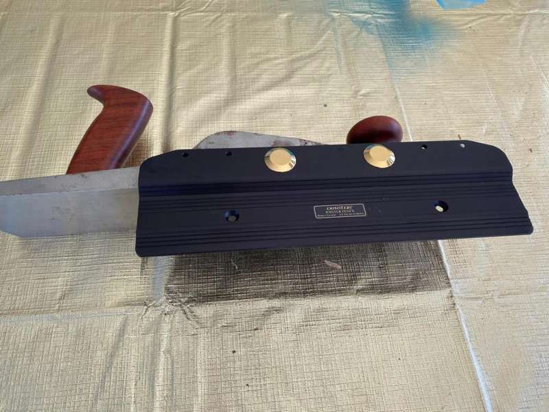 New Veritas Bevel-up  Jack Plane with Adjustable Mouth.  Cherry Wood Handles.