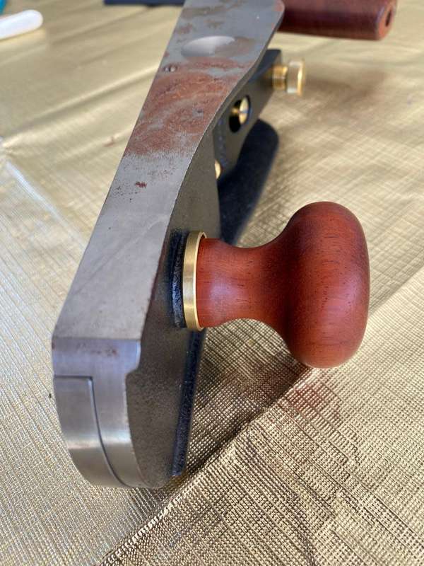 New Veritas Bevel-up  Jack Plane with Adjustable Mouth.  Cherry Wood Handles.