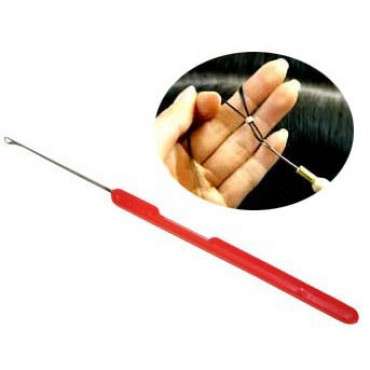 Hooking needle for Micro ring I tip hair extension fitting