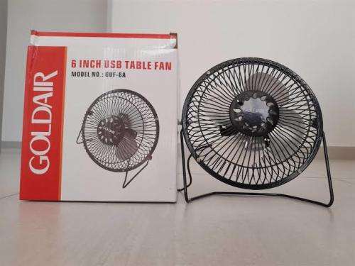 Goldair 6inch USB Tabletop Metal Fan