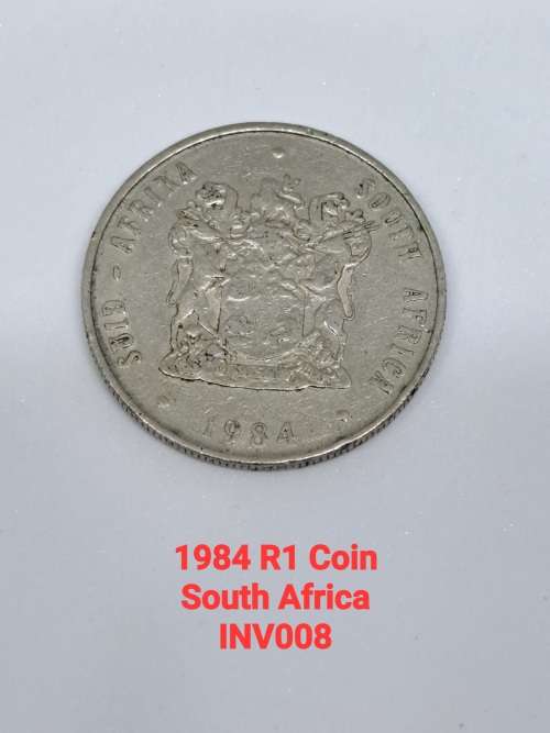 1984 R1 SOUTH AFRICAN COIN
