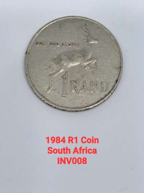 1984 R1 SOUTH AFRICAN COIN