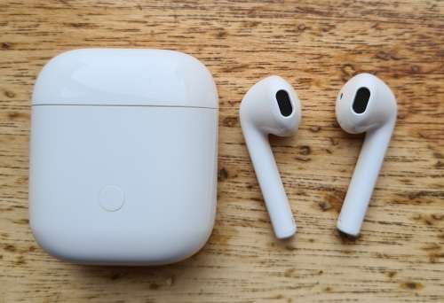 Realme Buds Air Neo with charging case.