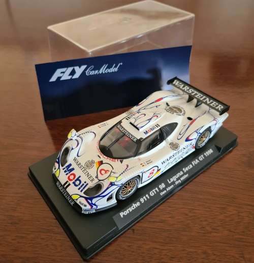 Fly Porsche 911 GT1 Laguna Seca `98. Mint and Boxed. Ref. A77