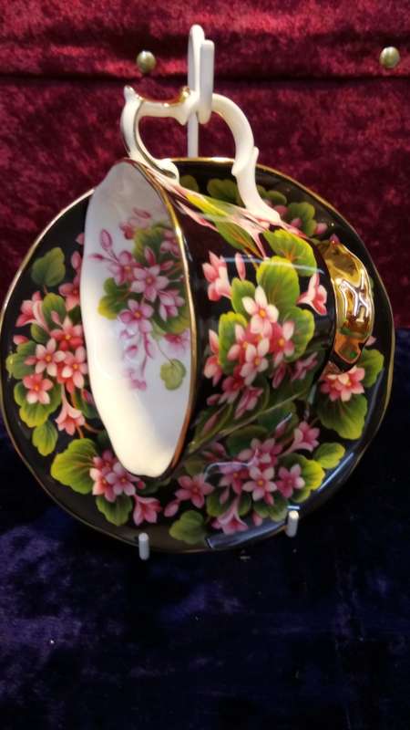 ROYAL ALBERT - PROVINCIAL FLOWERS- MAYFLOWER DUO
