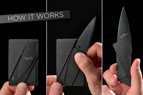 CARDSHARP CREDIT CARD FOLDING SAFETY KNIFE