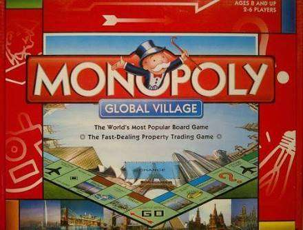 MONOPOLY GLOBAL VILLAGE BOARD GAME