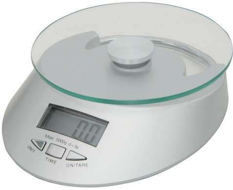 SILVER KITCHEN SCALE MAX.5KG